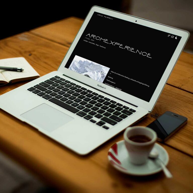 Webdesign Arno Perren Architekt Zermatt