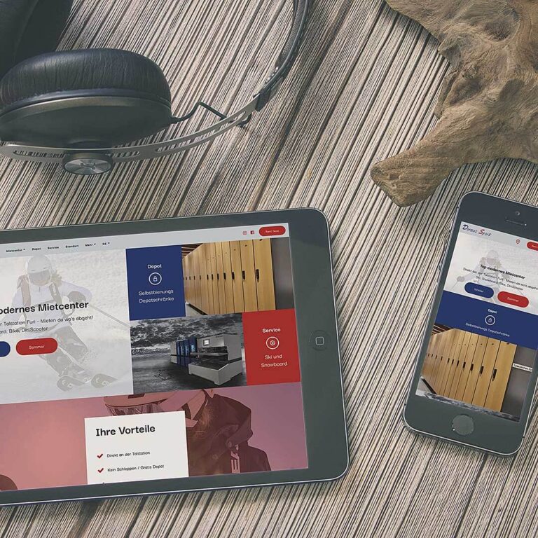 Webdesign Dorsaz Sport Zermatt