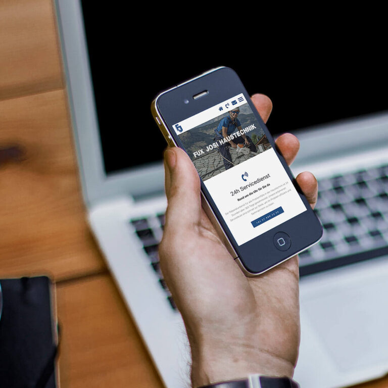 Webdesign Fux Josi Haustechnik St. Niklaus