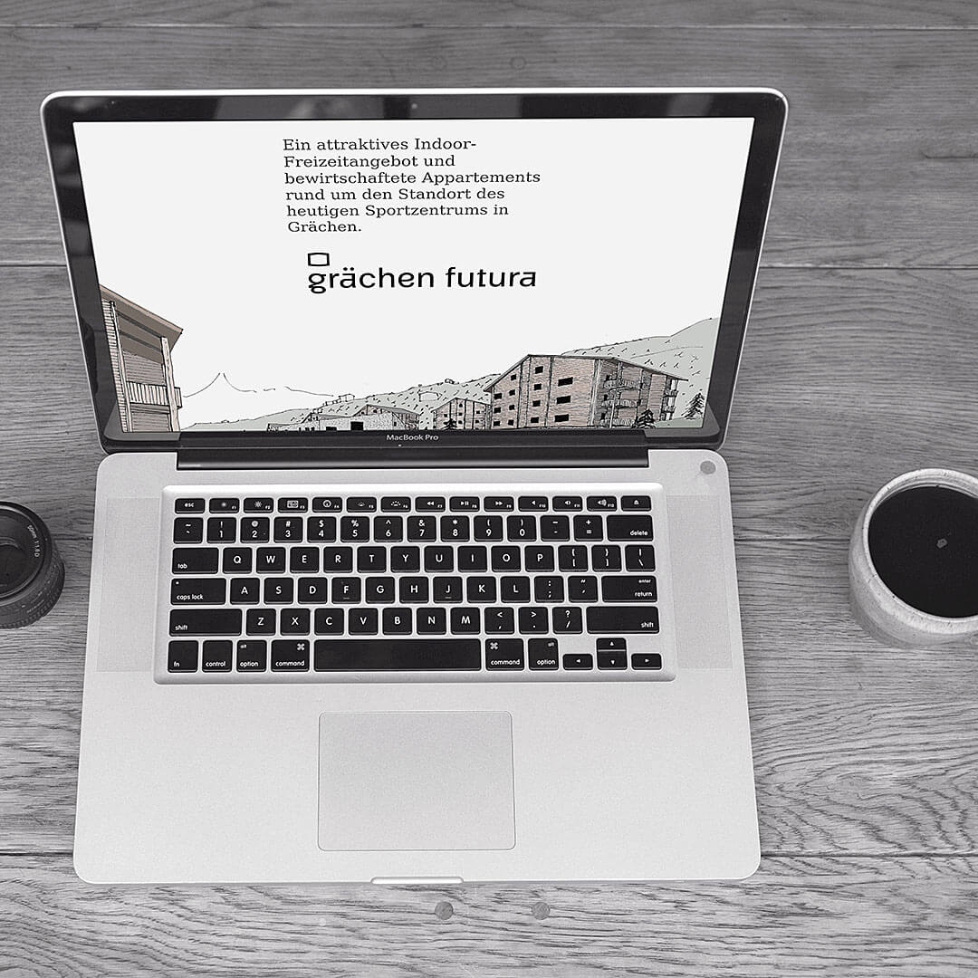 Webseite Grächen Futura