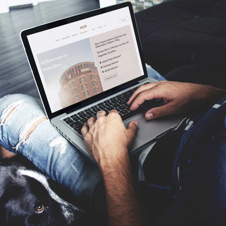 Hotel Naters Webdesign by augensaft oberwallis