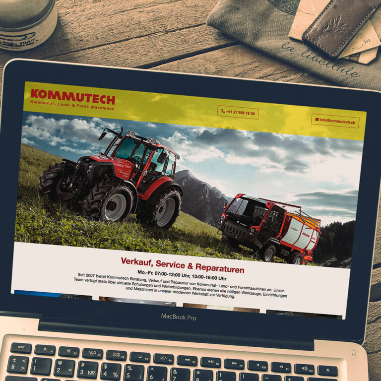 Webdesign Kommutech