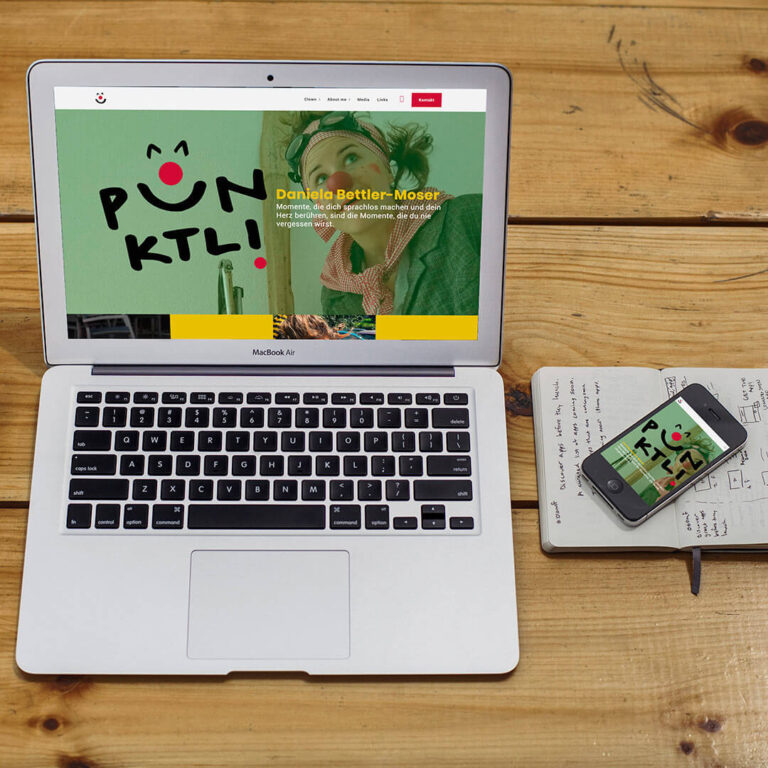 Webdesign Clownin Punktli
