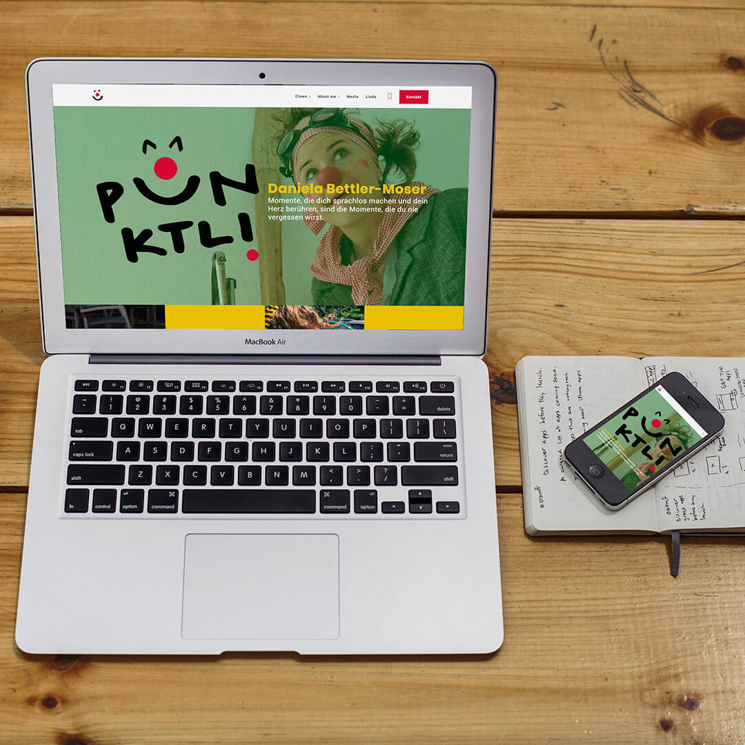 Webdesign Clownin Punktli