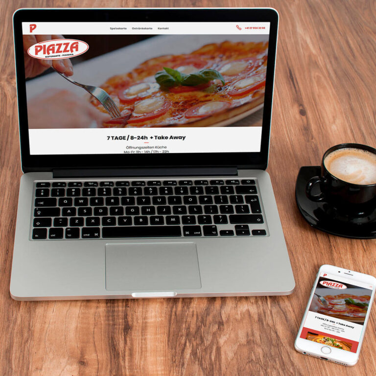 Webdesign Restaurant Piazza