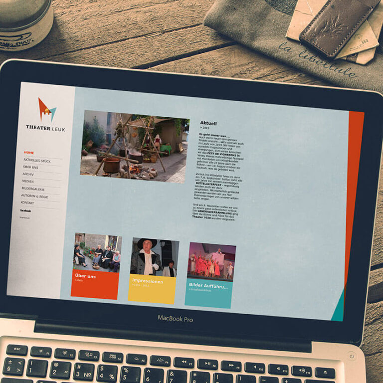 Webseite Theater Leuk