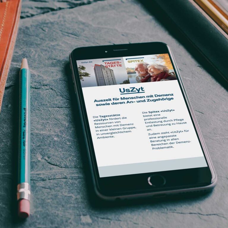 Uszyt Webseite