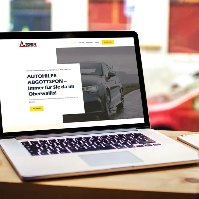 Webdesign Autohilfe Abgottspon