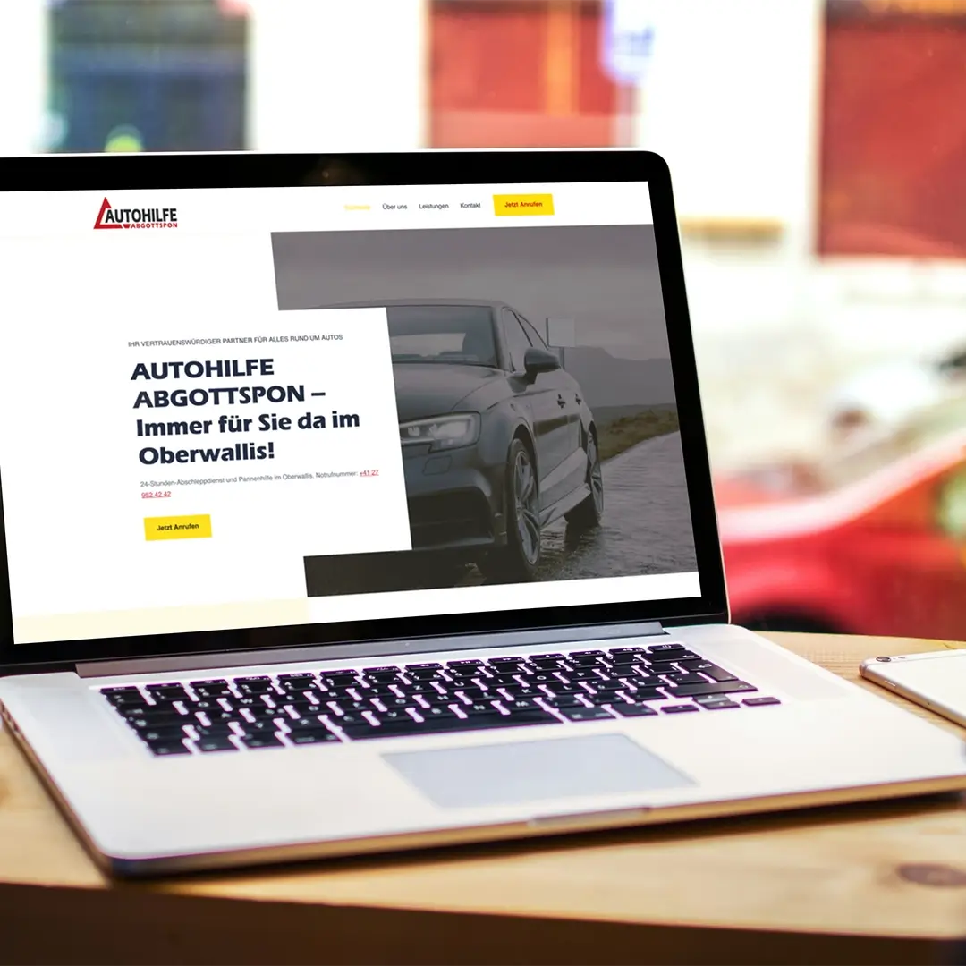 Webdesign Autohilfe Abgottspon