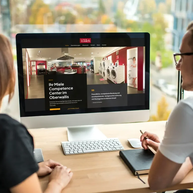 Webdesign Walch Maschinen