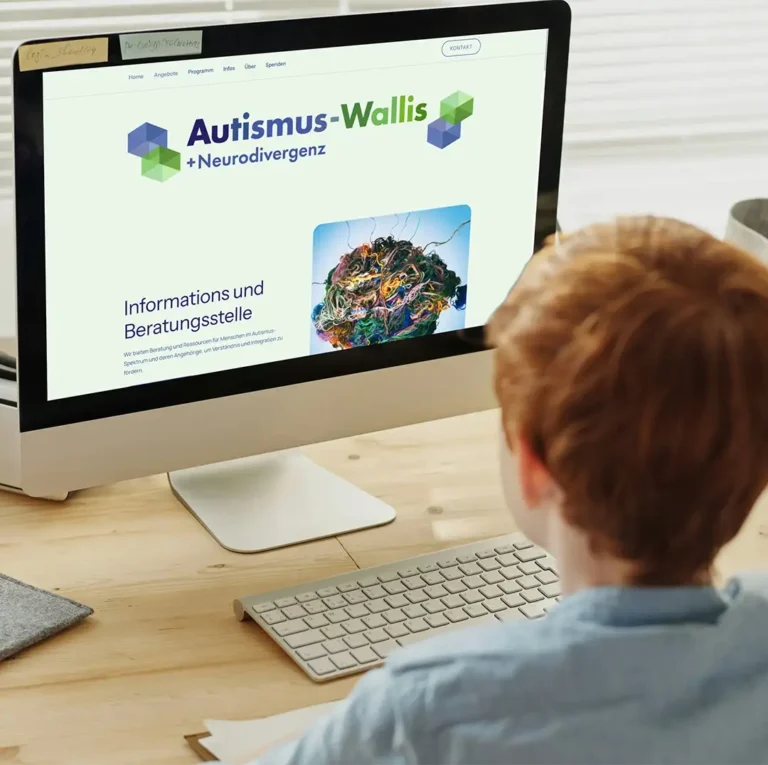 Autismus Wallis Webdesign by augensaft.com